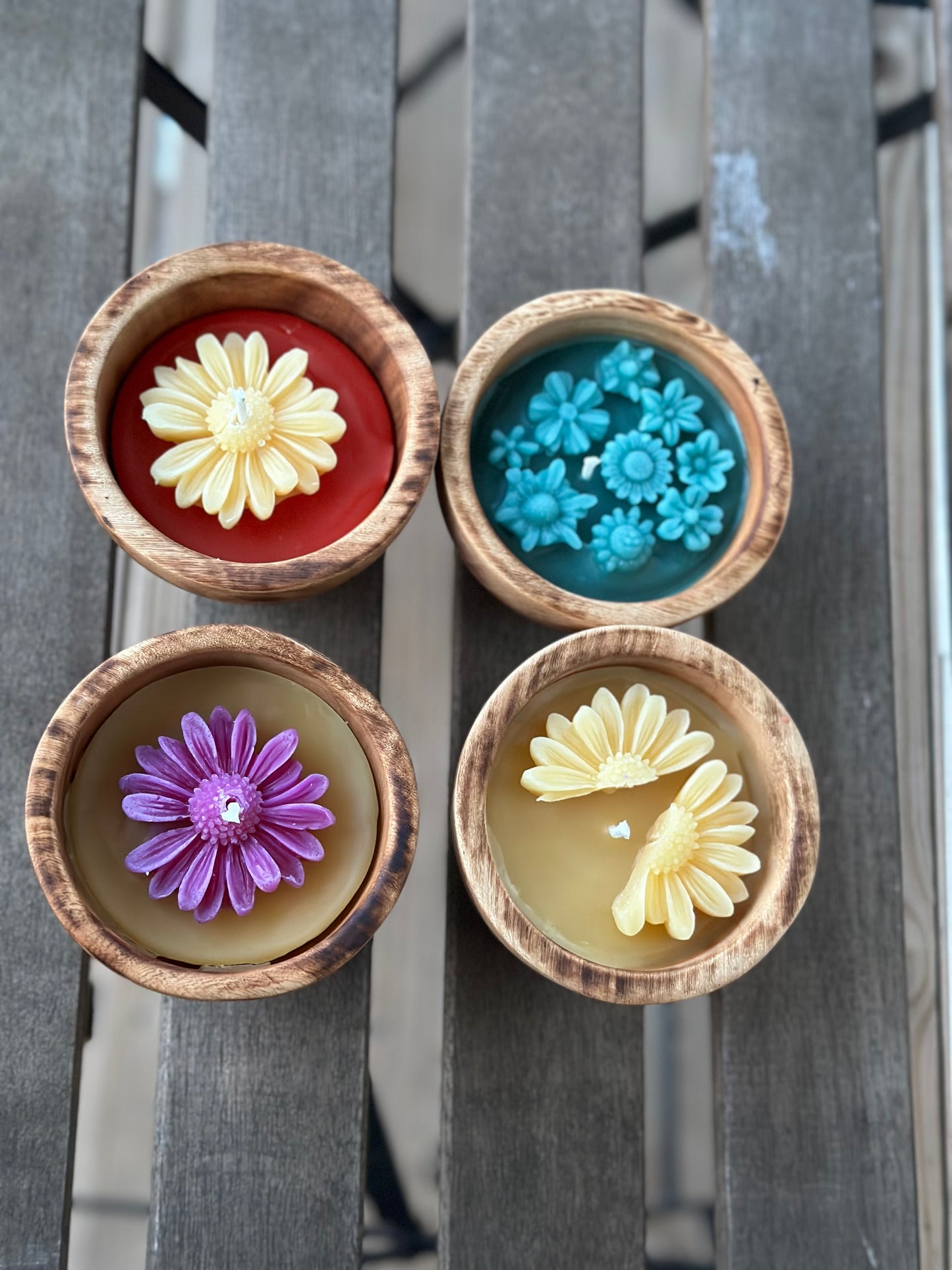 100% Beeswax custom candle